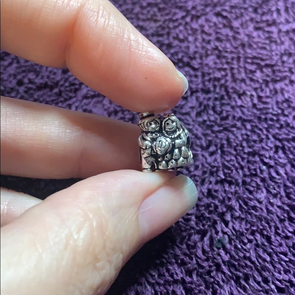 Happy couple wedding marriage European Charm Bead